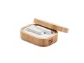 TWS earbuds in bamboo case 3