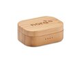 TWS earbuds in bamboo case 2