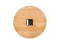 Round shape bamboo wall clock 5