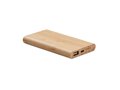 4000 mAh Bamboo power bank