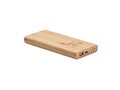 6000 mAh Bamboo power bank 3