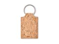 Rectangular cork key ring 3
