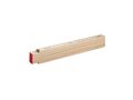 Carpenter ruler in wood 2m
