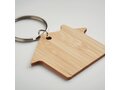 House shaped bamboo key ring 3