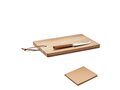 Acacia wood cheese board set