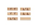 Bamboo brain teaser star shape 2