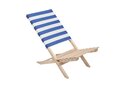 Foldable wooden beach chair