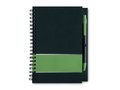 Elegant notebook iwith colourful decorating band 6