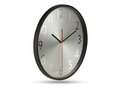 Wall clock w silver background