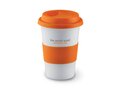 Ceramic mug w/ lid and sleeve 12