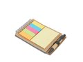 Notebook with pen sticky notes 3