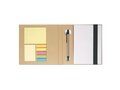 Notebook w/ sticky notes & pen