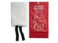 Fire blanket in a pouch