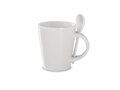 Sublimation mug with spoon