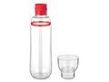 Drinking bottle with glass 12