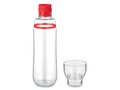 Drinking bottle with glass 12