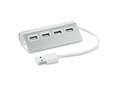 Alu 4 port USB hub 10