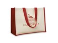 Jute and canvas shopping bag 11