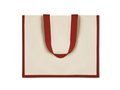 Jute and canvas shopping bag 9