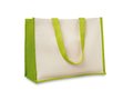 Jute and canvas shopping bag 7