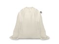 Organic cotton drawstring bag