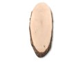 Oval wooden board with bark 2