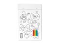 Colouring magnetic stickers