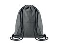 Drawstring bag with pocket