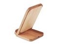 Wireless charger in bamboo casing 7