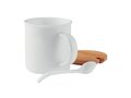 Porcelain mug with spoon 3