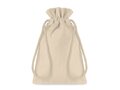 Small Cotton draw cord bag 3