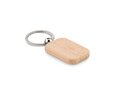 Rectangular wooden key ring 2