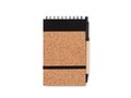 A6 cork notebook with pen