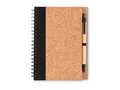 Cork notebook with pen