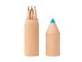 6 pencils in wooden box 3