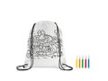 Non woven kids bag with pens 2