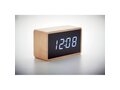 LED alarm clock bamboo casing 1