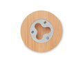 Bamboo bottle opener/ coaster 4