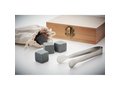 Reusable stone set in bamboo gift box 4