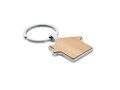 House key ring metal bamboo