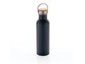 Modern stainless steel bottle with bamboo lid 5