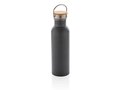 Modern stainless steel bottle with bamboo lid 10