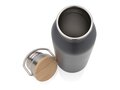 Modern stainless steel bottle with bamboo lid 8