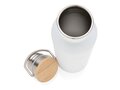 Modern stainless steel bottle with bamboo lid 16