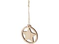 Natall wooden star ornament