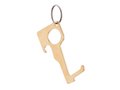 Brass hygienic zero contact keychain 3