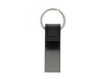 Luxury PU keychain RCS recycled zinc alloy 2