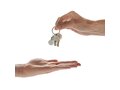 RCS recycled zinc alloy radiator key keychain with coin 5