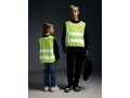 GRS recycled PET high-visibility safety vest 3-6 years 12