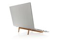 Bamboo portable laptop stand 4